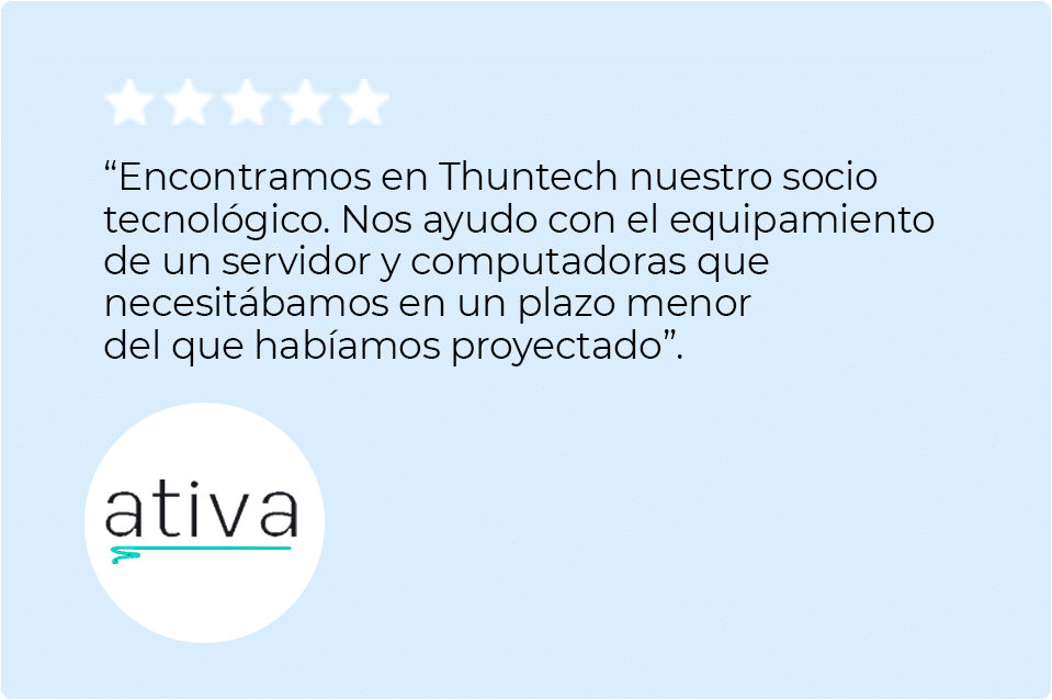 Cliente ATIVA - Testimonio