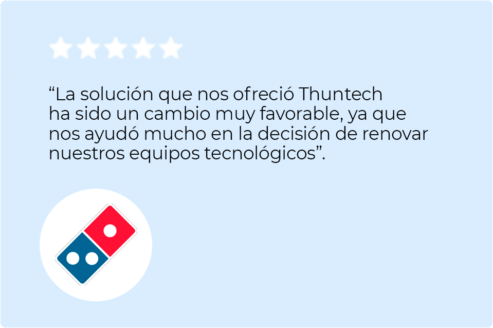Cliente DOMINOS PIZZA - Testimonio